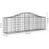 Cestas de gaviones 7 uds forma de arco hierro 200x30x60/80