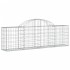 Cestas de gaviones 11 uds forma de arco hierro 200x30x60/80