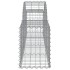 Cestas de gaviones 11 uds forma de arco hierro 200x30x40/60