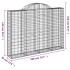 Cestas de gaviones 3 uds forma de arco hierro 200x30x140/160
