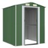Cobertizo de jardín acero galvanizado verde 192x191x223