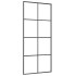 Puerta corredera con set herrajes vidrio ESG aluminio 90x205