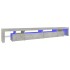 Mueble de TV con luces LED gris hormigón 290x36,5x40