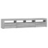 Mueble de TV con luces LED gris Sonoma 210x35x40