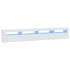 Mueble de TV con luces LED blanco 240x35x40