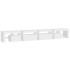 Mueble de TV con luces LED blanco 260x36,5x40
