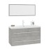 Conjunto de muebles de baño 3 piezas gris