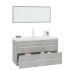 Conjunto de muebles de baño 3 piezas gris