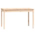 Juego de comedor de jardín 4 piezas madera maciza de