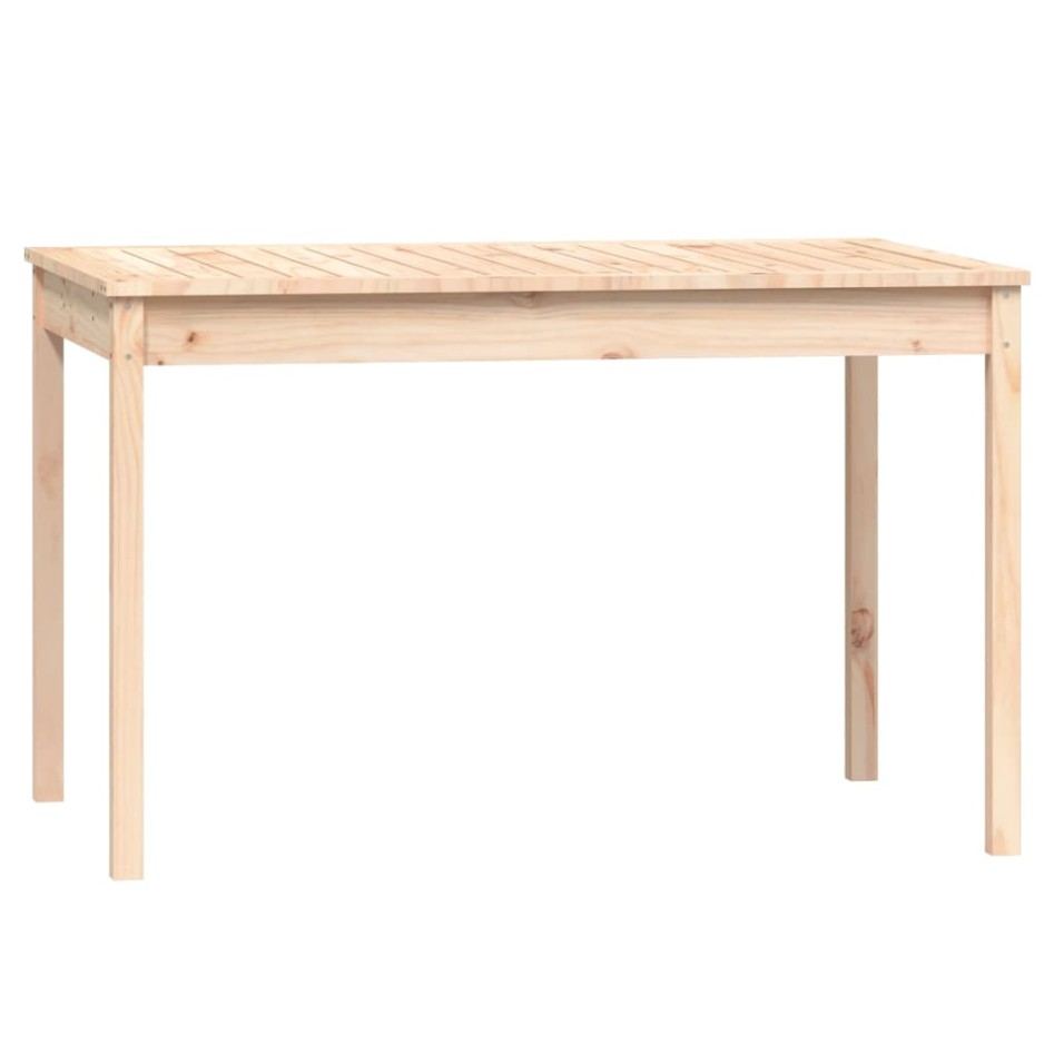 Juego de comedor de jardín 4 piezas madera maciza de