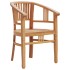 Juego de comedor para jardín 3 pzas madera maciza de