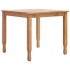 Juego de comedor para jardín 3 pzas madera maciza de