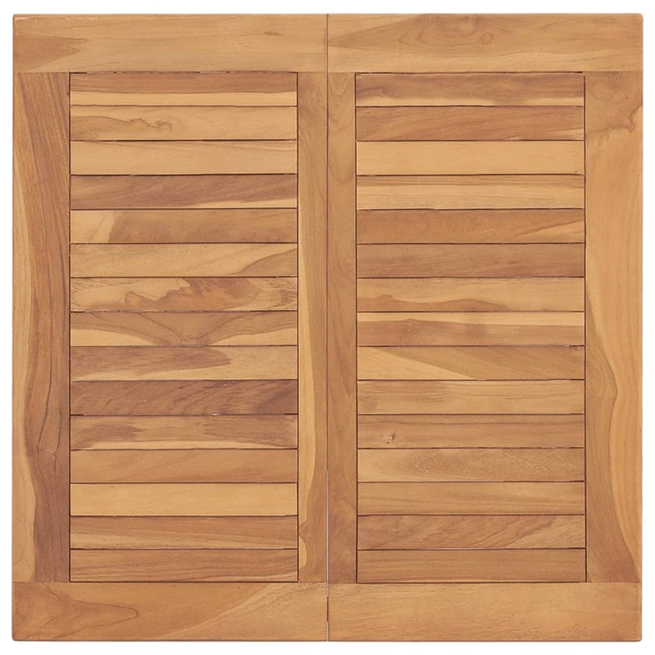 Juego de comedor para jardín 3 pzas madera maciza de