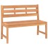 Juego de comedor para jardín 4 piezas madera maciza de
