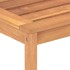 Juego de comedor para jardín 4 piezas madera maciza de