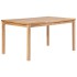 Juego de comedor para jardín 4 piezas madera maciza de