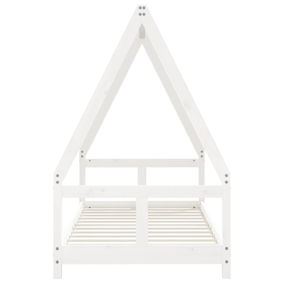 Estructura de cama para niños madera de pino blanco 80x160