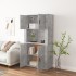 Aparador alto madera contrachapada gris