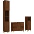 Set de muebles baño 3 pzas madera contrachapada roble