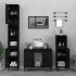Juego de muebles de baño 3 pzas madera contrachapada