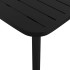Juego de comedor de jardín 3 piezas acero gris