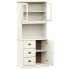 Aparador alto VIGO madera maciza de pino blanco 78x40x175