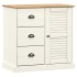 Aparador alto VIGO madera maciza de pino blanco 78x40x175