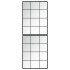 Espejos de pared 2 uds metal negro 80x60