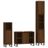 Set de muebles baño 3 pzas madera contrachapada roble