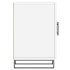 Mueble para TV madera de ingeniería blanco 150x30x50