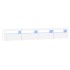 Mueble de TV con luces LED blanco 240x35x40