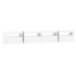Mueble de TV con luces LED blanco 240x35x40
