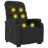 Sillón de masaje elevable cuero sintético