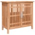 Conjunto de muebles de baño 2 piezas madera maciza de