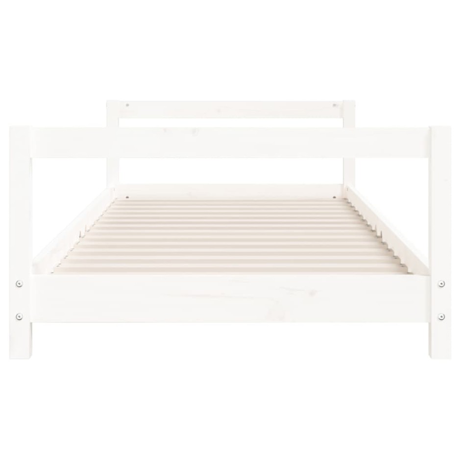 Estructura de cama para niños madera de pino blanco 90x190