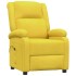 Sillón reclinable eléctrico de tela