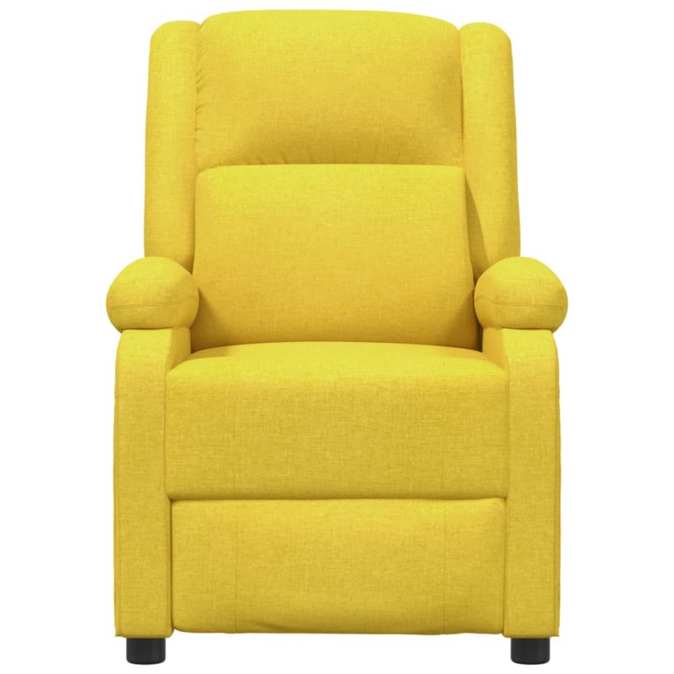 Sillón reclinable eléctrico de tela