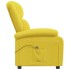 Sillón reclinable eléctrico de tela