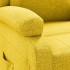 Sillón reclinable eléctrico de tela