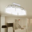 Lámparas de techo 2 uds con pantalla de cristal elipsoidal E14