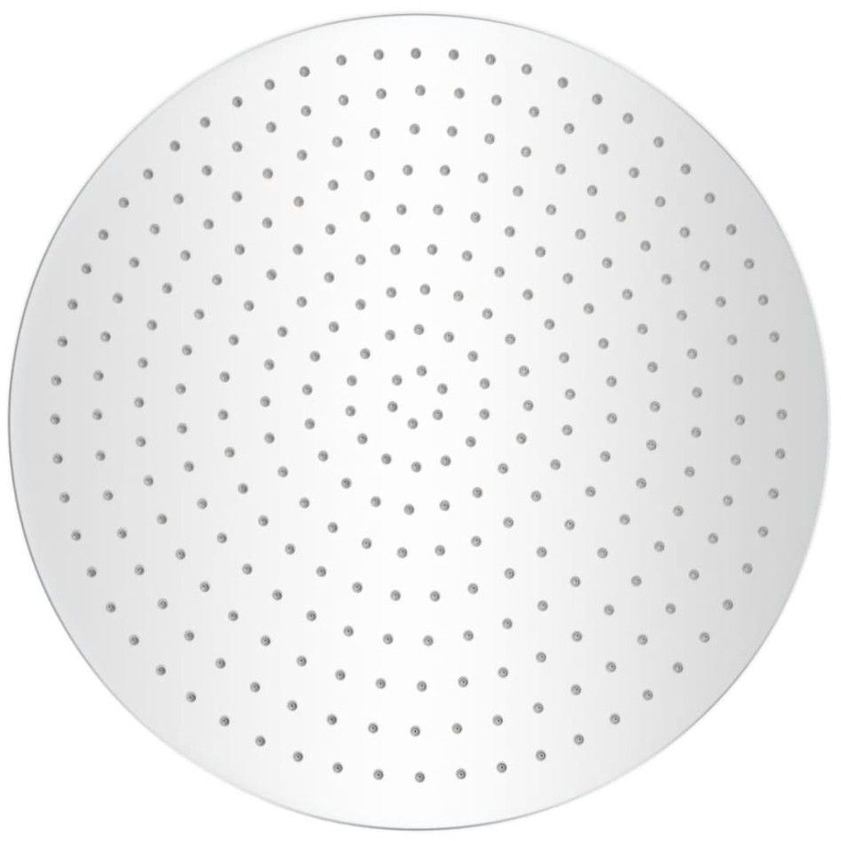 Cabezal de ducha efecto lluvia 2 pzs acero inoxidable Ø 50