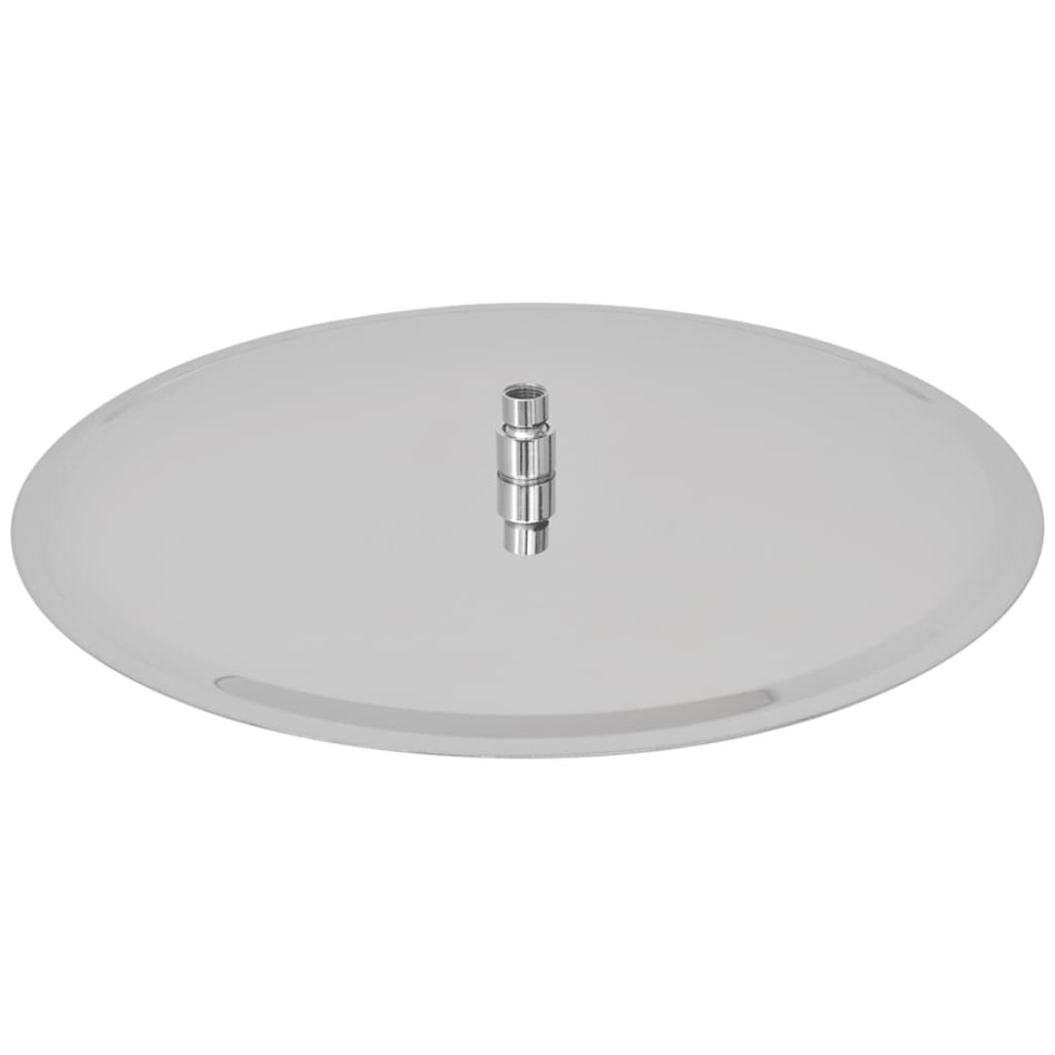 Cabezal de ducha efecto lluvia 2 pzs acero inoxidable Ø 50