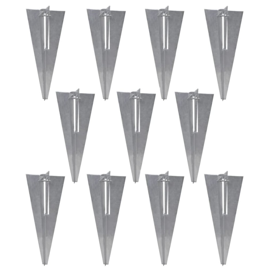 Valla metálica con estacas y postes acero galvanizado 25x1