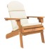 Juego de muebles de jardín Adirondack 3 piezas madera