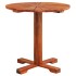 Mesa para terraza bistró madera maciza de acacia 70x70