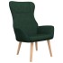 Sillón de relax de tela verde
