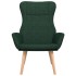 Sillón de relax de tela verde