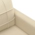 Sofá de 2 plazas de tela color crema 140
