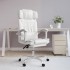 Silla de oficina reclinable masaje cuero sintético