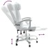 Silla de oficina reclinable masaje cuero sintético